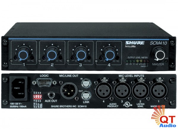 Mixer Shure SCM410 Automatic Microphone